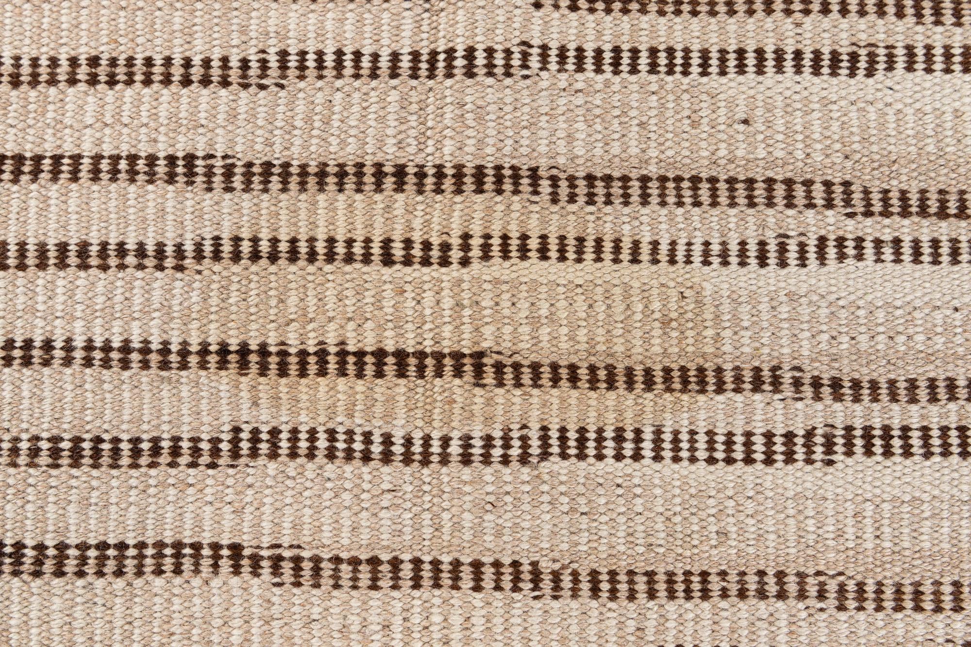 8' 1 x 11' 5 Hand Knotted Moroccan Wool Rug