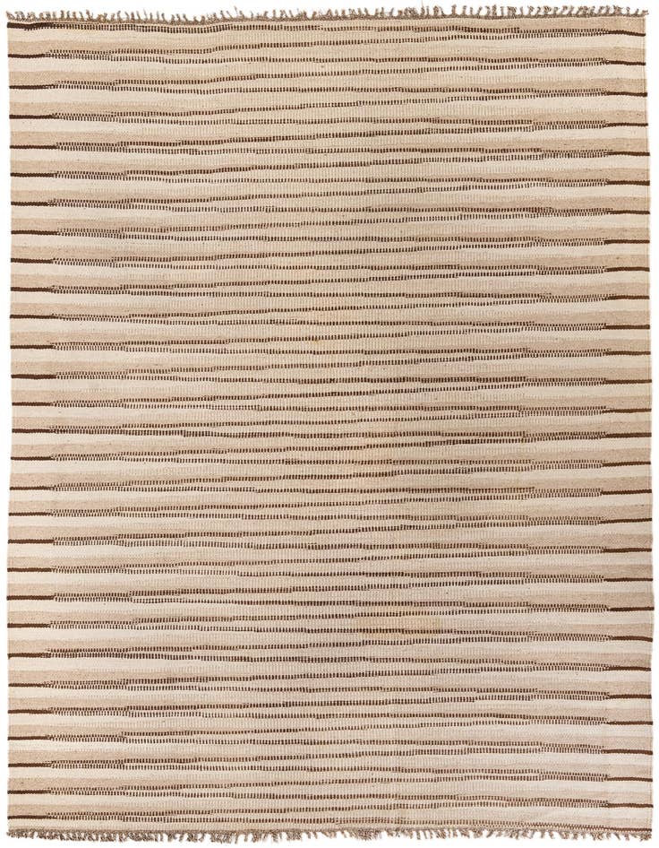 Detail image of 8' 1 x 11' 5 Hand Knotted Moroccan Wool Rug