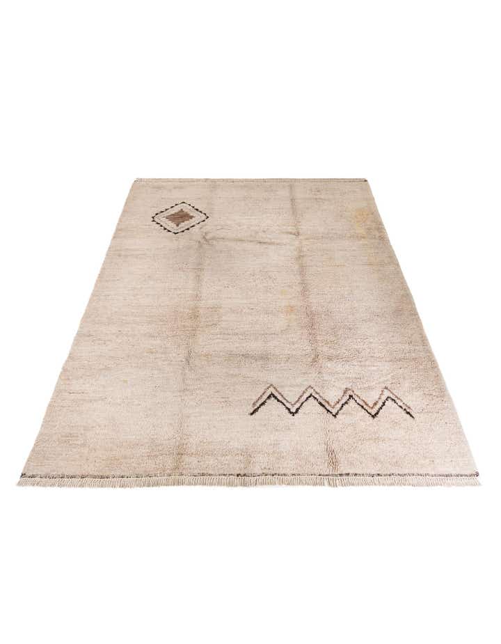 8' 6 x 9' 7 Hand Knotted Moroccan Wool Rug