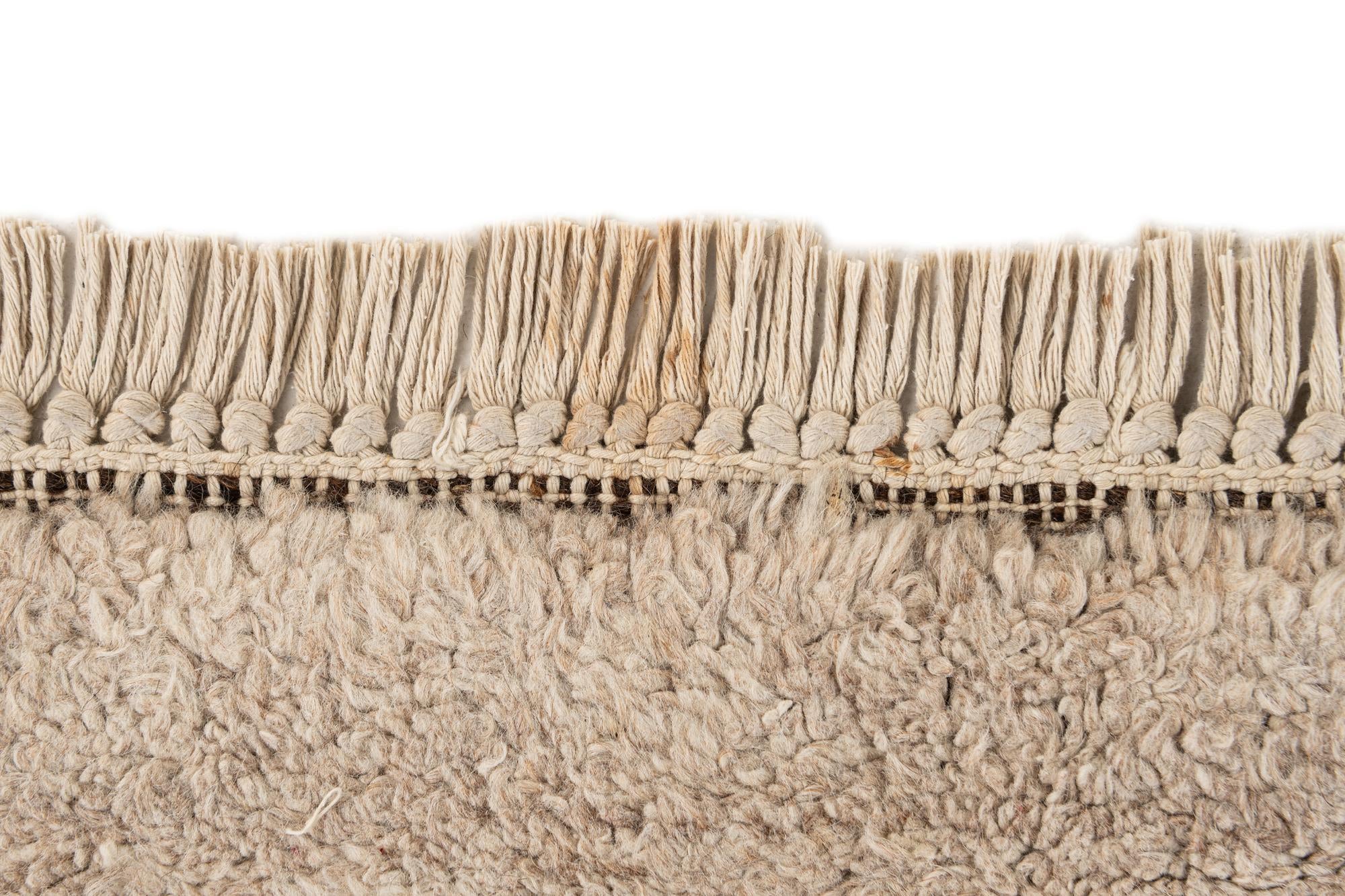 8' 6 x 9' 7 Hand Knotted Moroccan Wool Rug