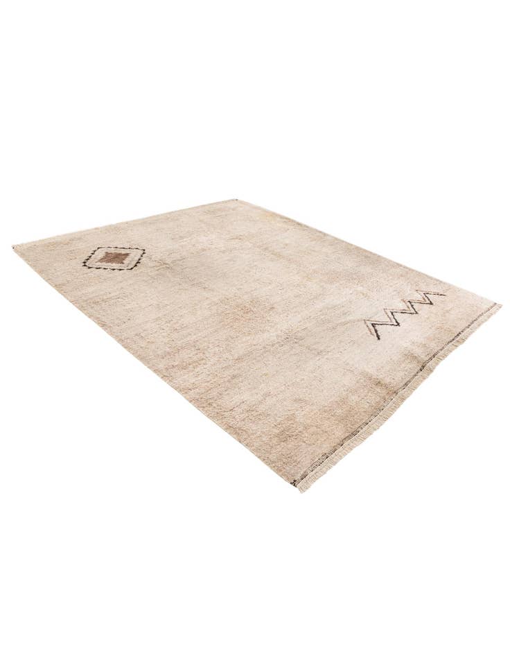 Detail image of 8' 6 x 9' 7 Hand Knotted Moroccan Wool Rug