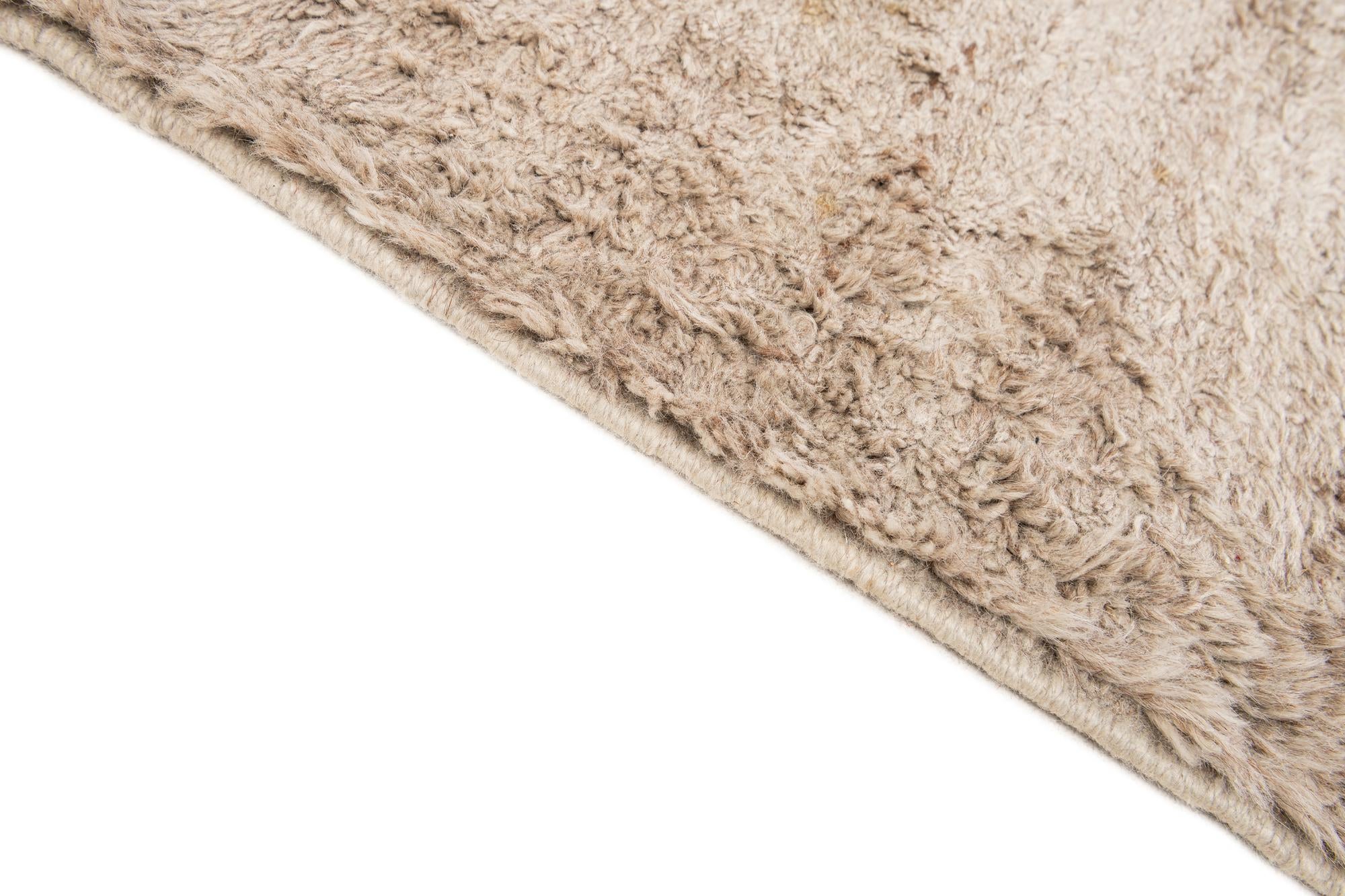 8' 6 x 9' 7 Hand Knotted Moroccan Wool Rug