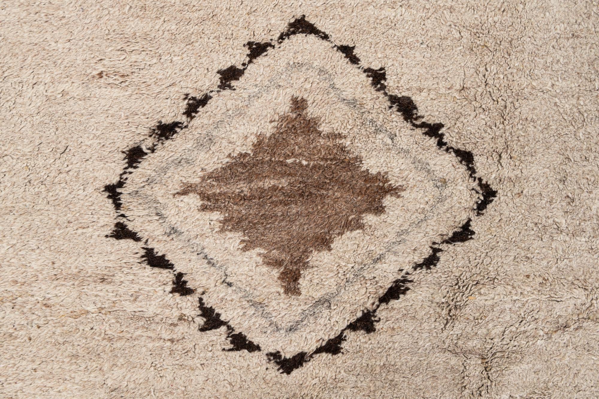 8' 6 x 9' 7 Hand Knotted Moroccan Wool Rug