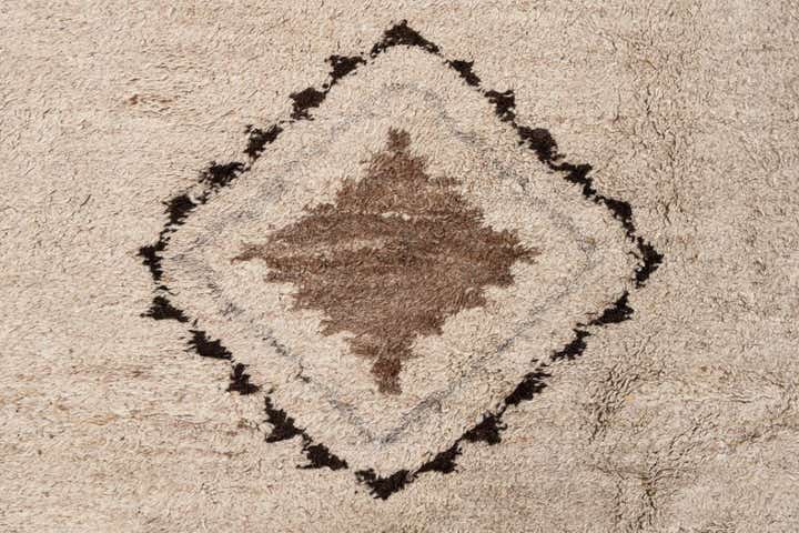 8' 6 x 9' 7 Hand Knotted Moroccan Wool Rug