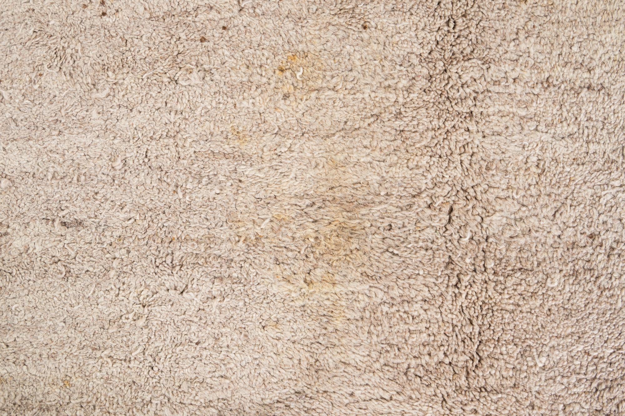 8' 6 x 9' 7 Hand Knotted Moroccan Wool Rug