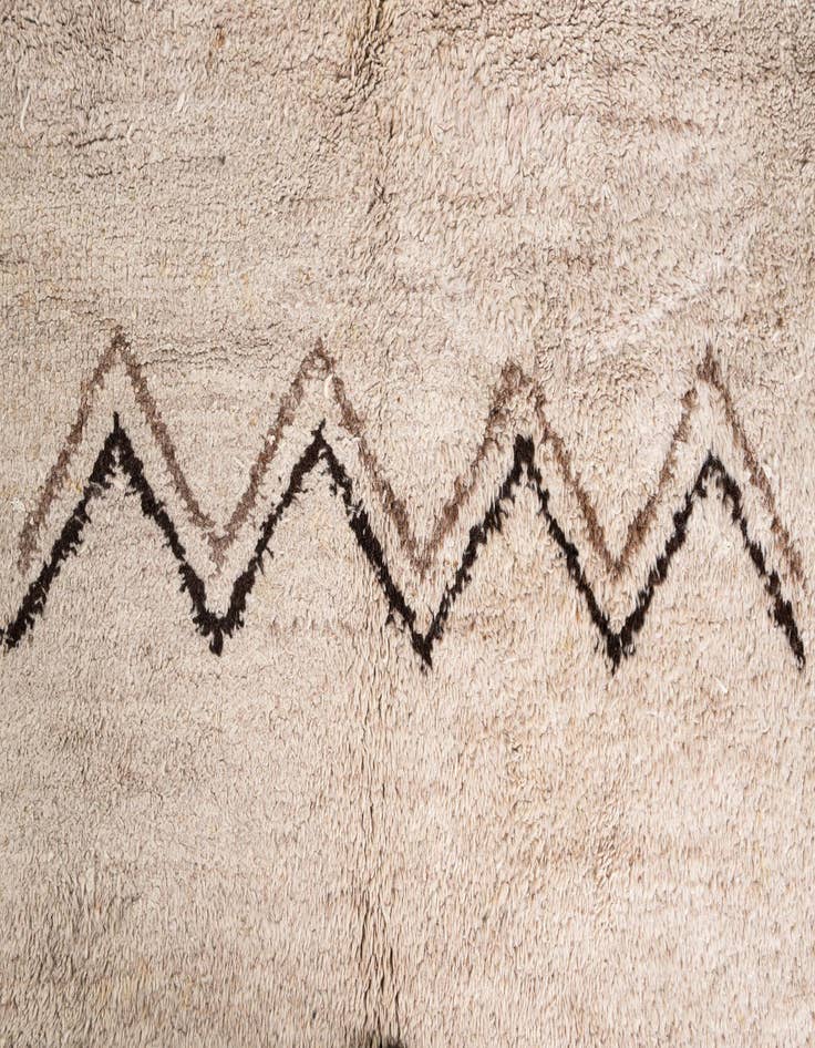 Detail image of 8' 6 x 9' 7  Hand Knotted Moroccan Wool Rug