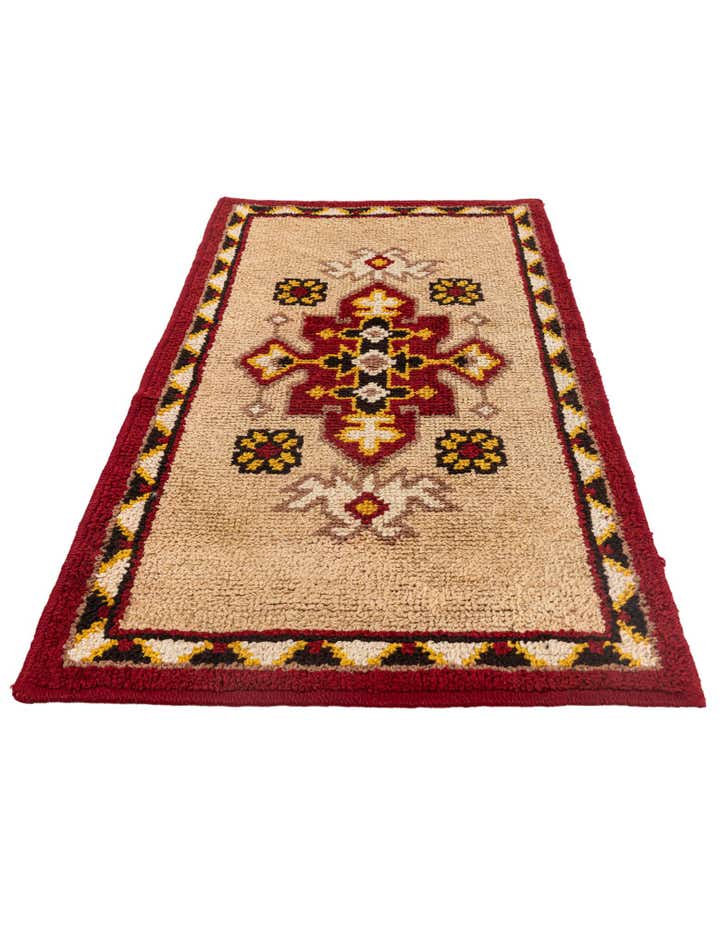 2' 6 x 4' 5 Hand Knotted Moroccan Wool Rug