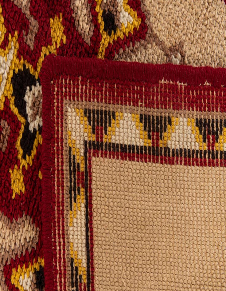 Detail image of 2' 6 x 4' 5  Hand Knotted Moroccan Wool Rug