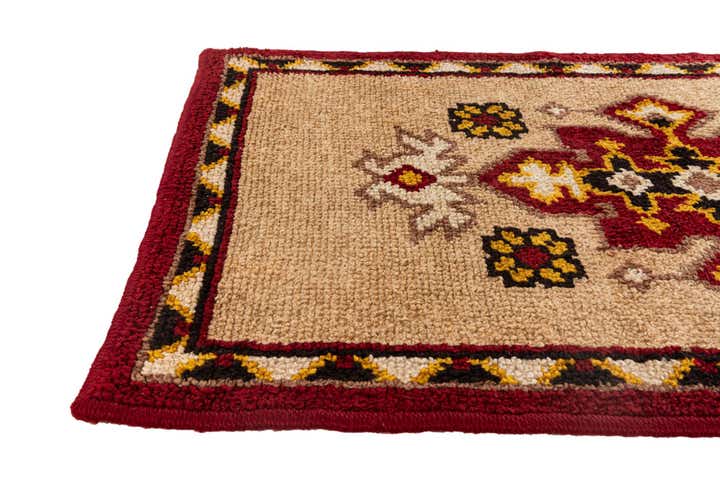 2' 6 x 4' 5 Hand Knotted Moroccan Wool Rug