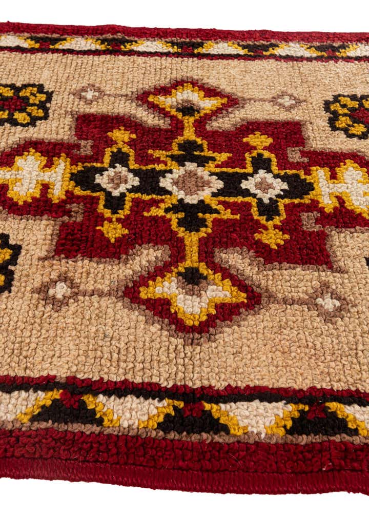 2' 6 x 4' 5 Hand Knotted Moroccan Wool Rug