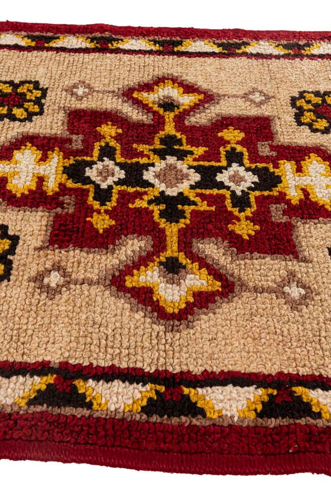 2' 6 x 4' 5 Hand Knotted Moroccan Wool Rug