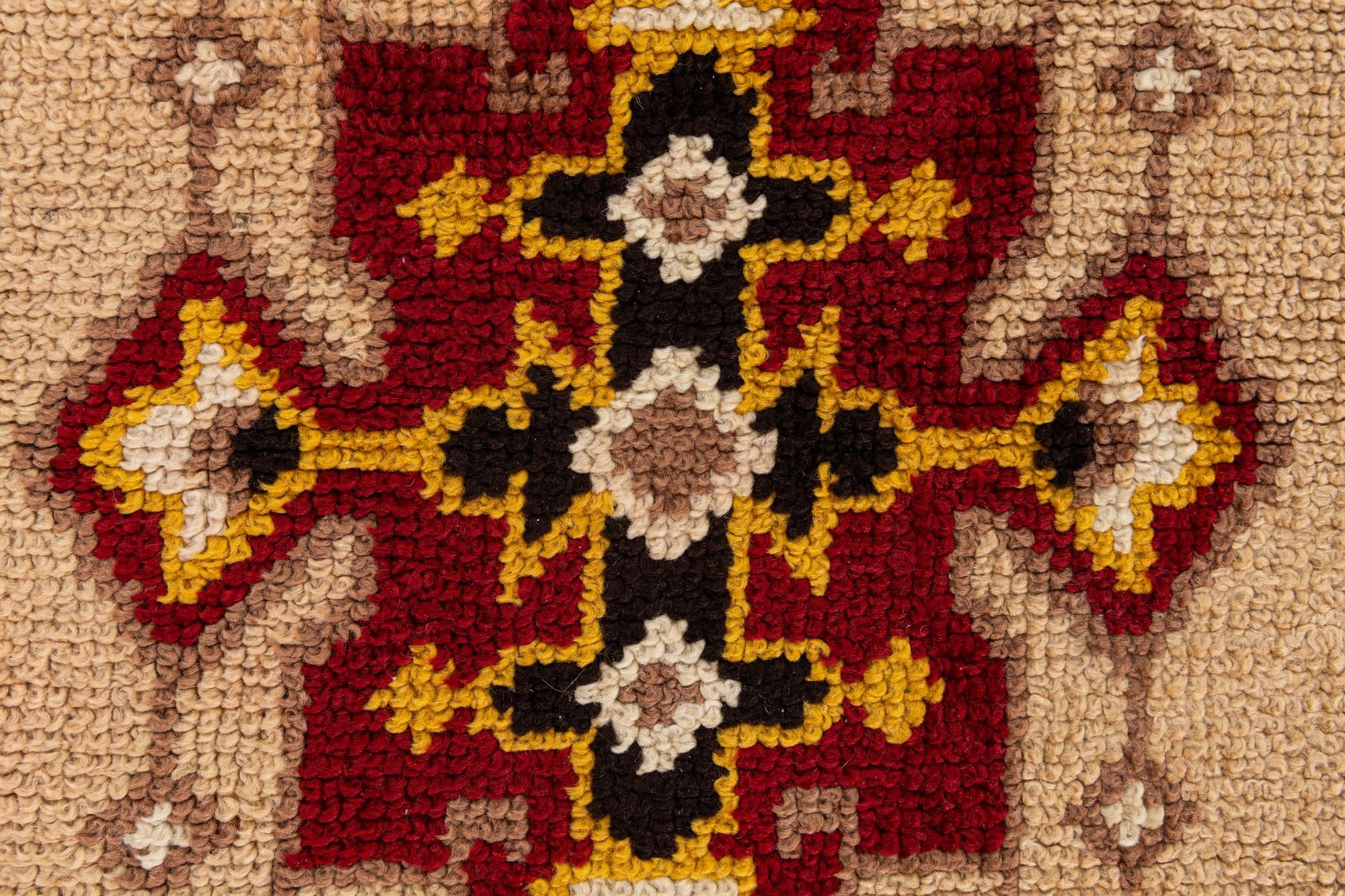 2' 6 x 4' 5 Hand Knotted Moroccan Wool Rug