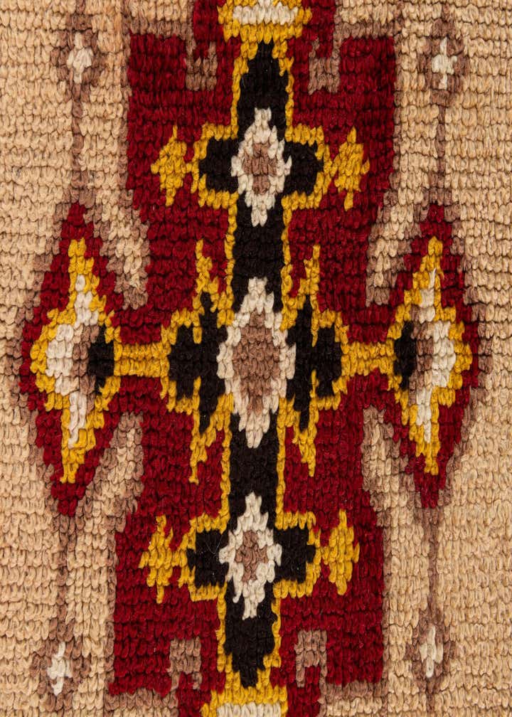 2' 6 x 4' 5 Hand Knotted Moroccan Wool Rug