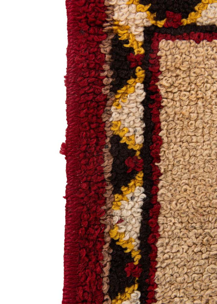 2' 6 x 4' 5 Hand Knotted Moroccan Wool Rug