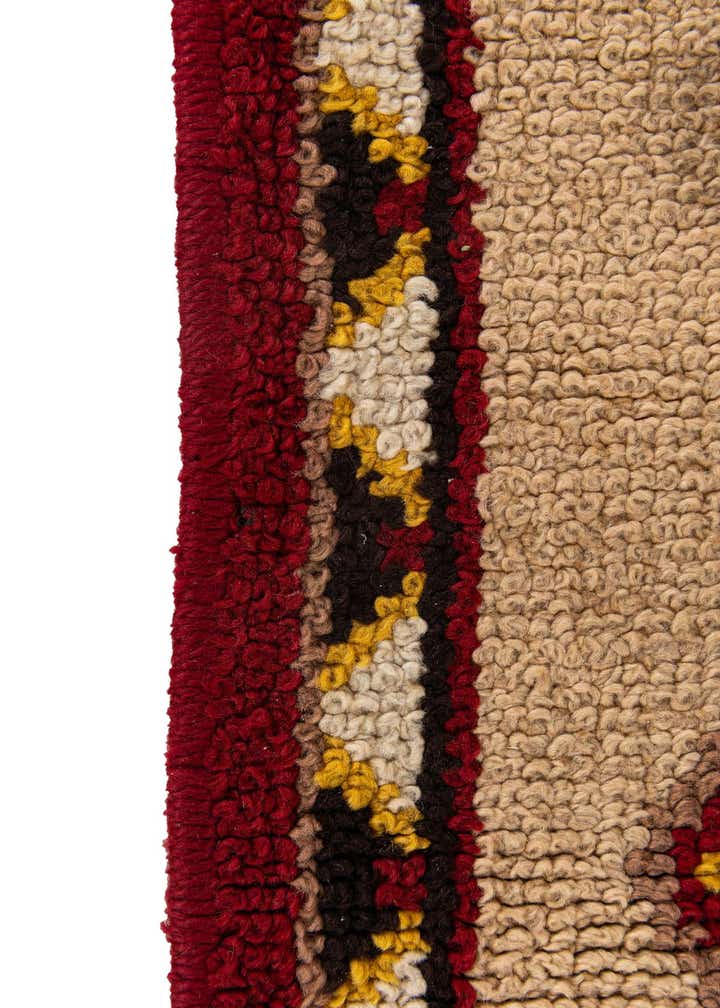 2' 6 x 4' 5 Hand Knotted Moroccan Wool Rug