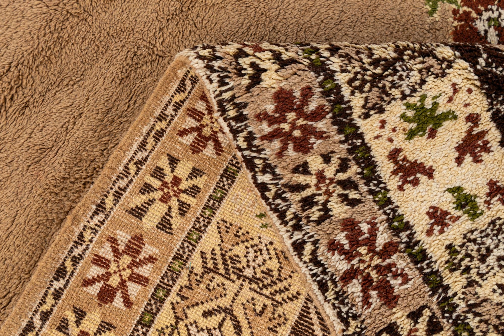 8' x 12' 1 Hand Knotted Moroccan Wool Rug