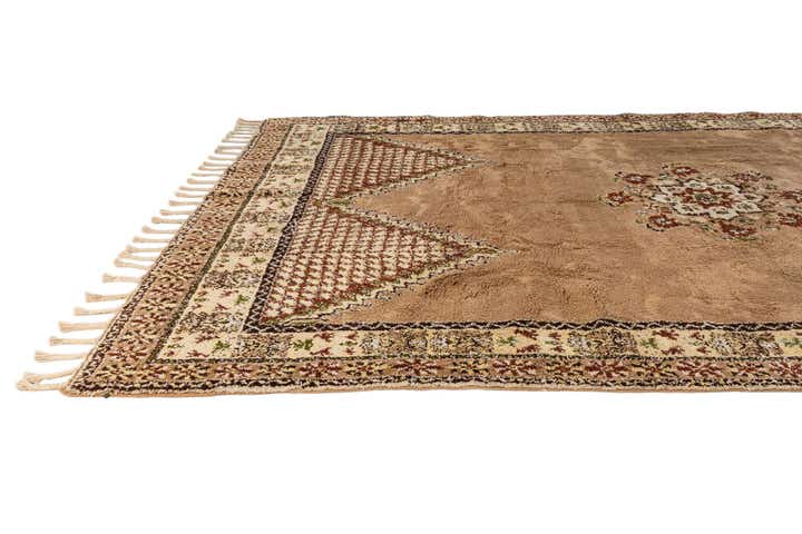 8' x 12' 1 Hand Knotted Moroccan Wool Rug