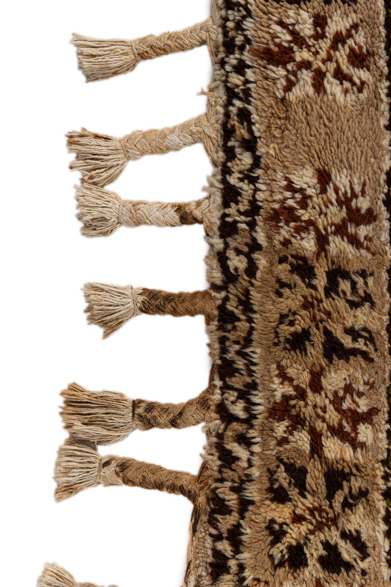 8' x 12' 1 Hand Knotted Moroccan Wool Rug