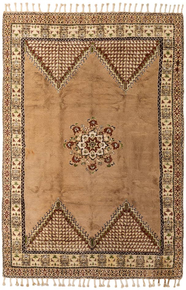 Detail image of 8' x 12' 1 Hand Knotted Moroccan Wool Rug