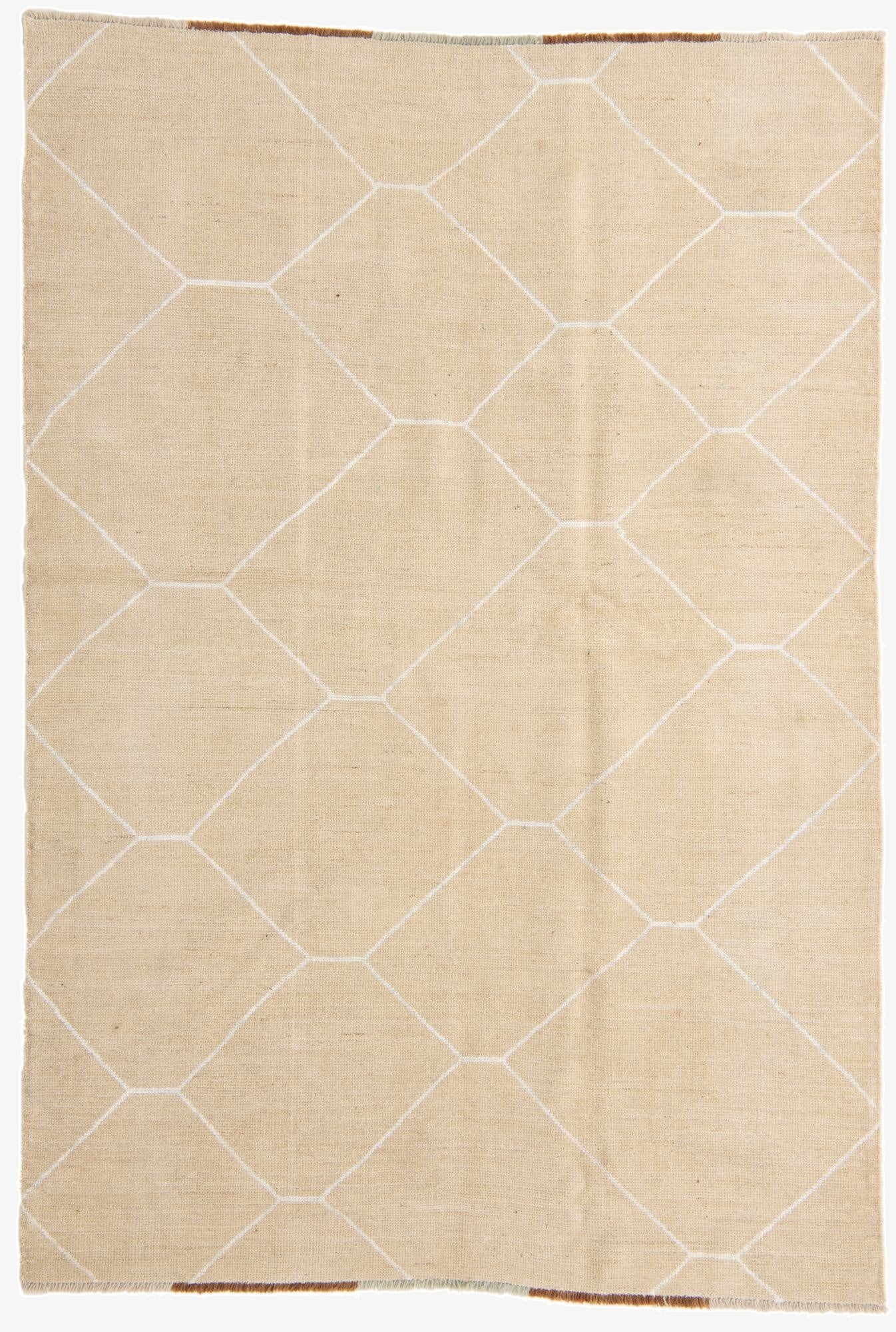 5' 8 x 8' 3  Hand Knotted Moroccan Wool Rug