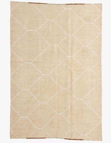 5' 8 x 8' 3 Hand Knotted Moroccan Wool Rug