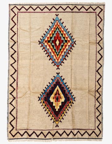 8' 8 x 12' 1 Hand Knotted Moroccan Wool Rug