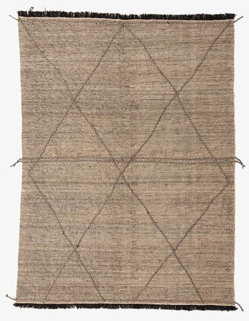 7' 3 x 9' 7 Hand Knotted Moroccan Wool Rug