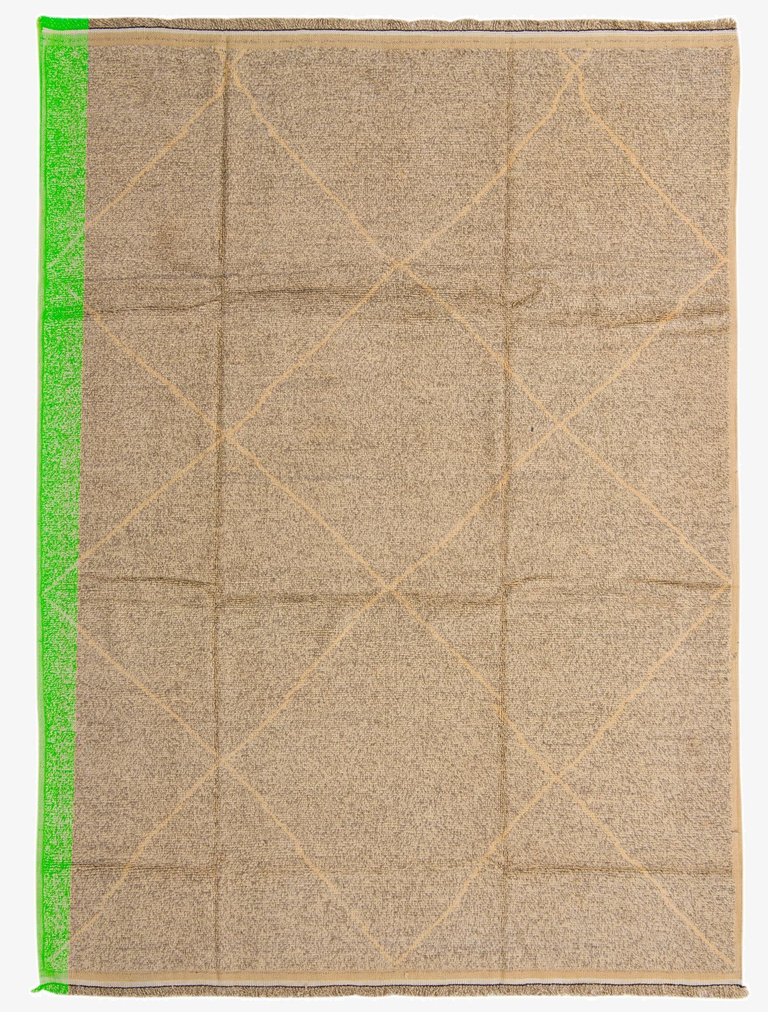 9' 3 x 12' 6  Hand Knotted Moroccan Wool Rug