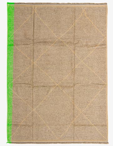 9' 3 x 12' 6 Hand Knotted Moroccan Wool Rug