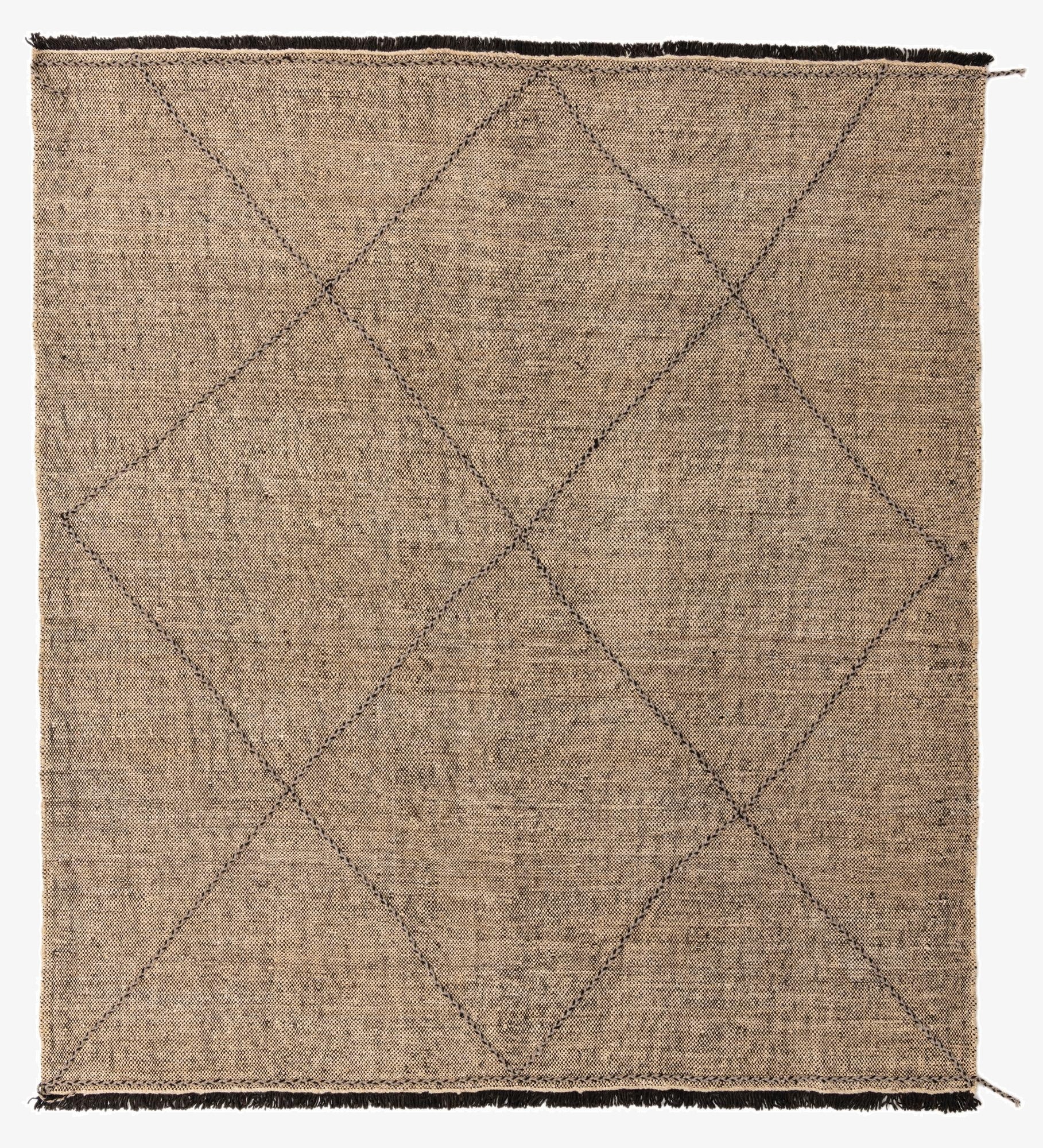 8' 6 x 9' 3  Hand Knotted Moroccan Wool Rug