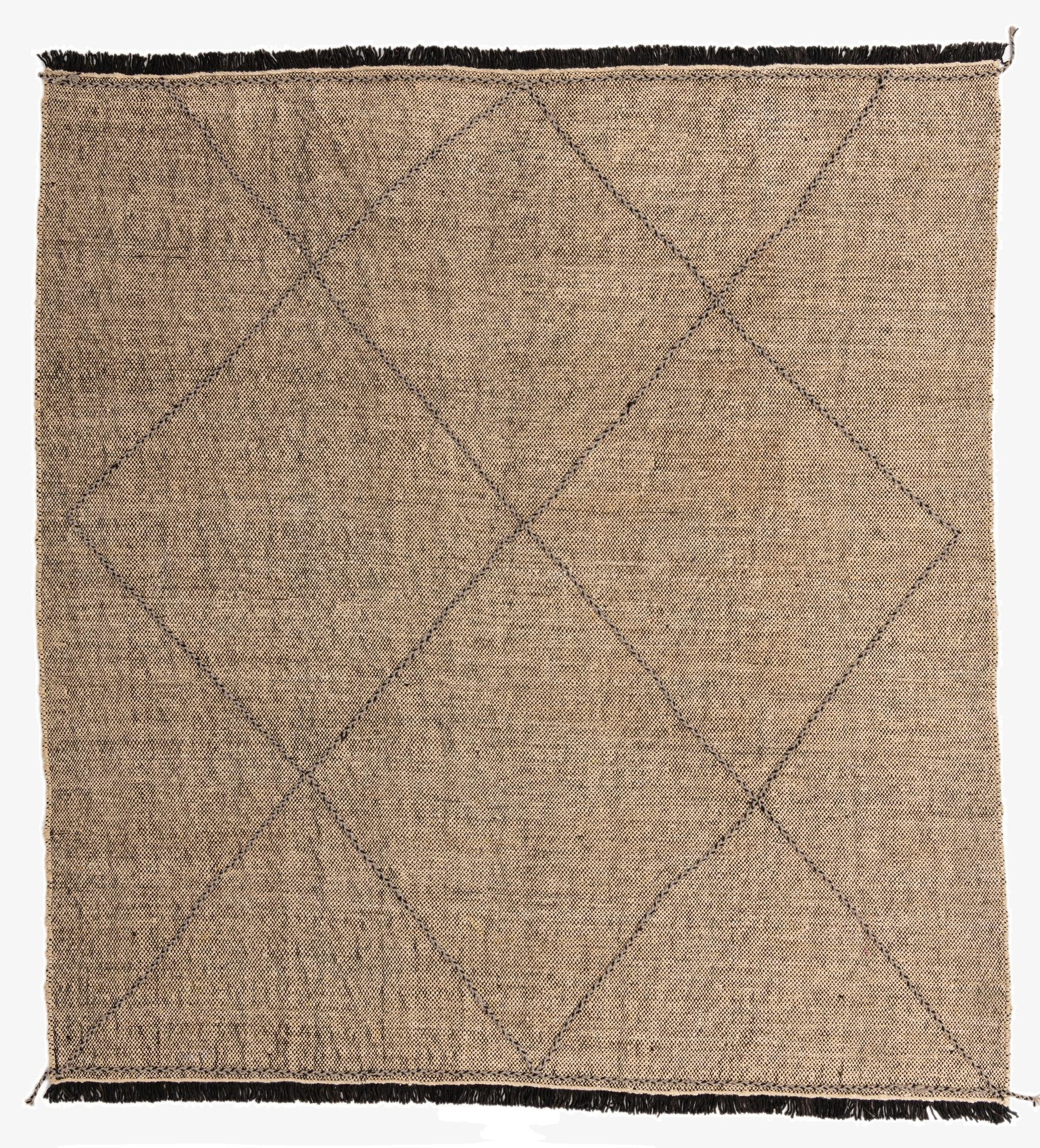 8' 9 x 9' 4  Hand Knotted Moroccan Wool Rug