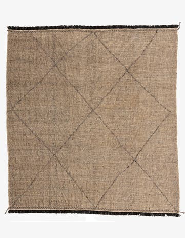 8' 9 x 9' 4 Hand Knotted Moroccan Wool Rug