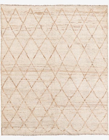 5' 8 x 6' 10 Hand Knotted Moroccan Wool Rug