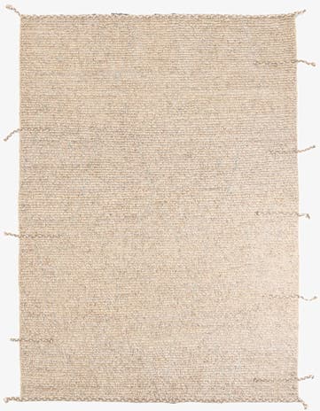 6' 7 x 9' Hand Knotted Moroccan Wool Rug