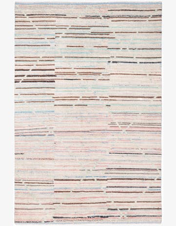 5' 10 x 8' 10 Hand Knotted Moroccan Wool Rug