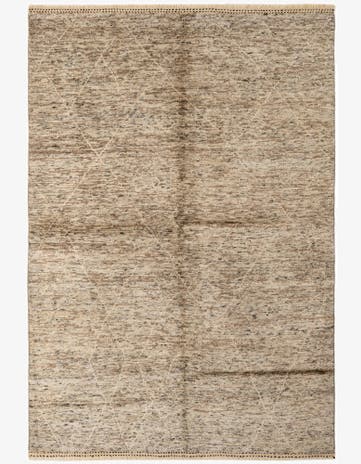 5' 5 x 7' 11 Hand Knotted Moroccan Wool Rug