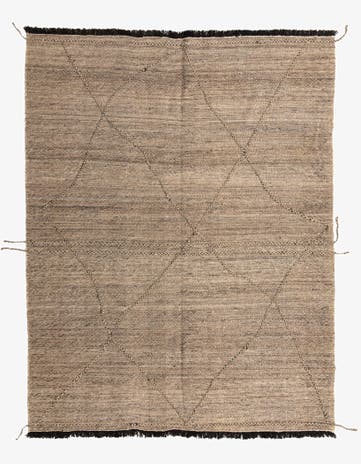 7' 4 x 9' 7 Hand Knotted Moroccan Wool Rug