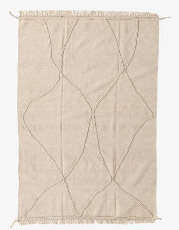 4' 2 x 6' 1 Hand Knotted Moroccan Wool Rug