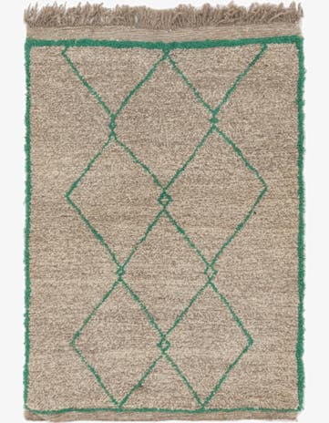 3' 6 x 5' Hand Knotted Moroccan Wool Rug