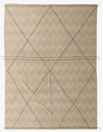 9' 10 x 13' 3 Hand Knotted Moroccan Wool Rug