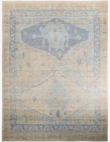 11' 10 x 15' 9 Hand Knotted Moroccan Wool Rug