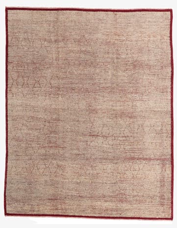 8' 4 x 10' 4 Hand Knotted Moroccan Wool Rug