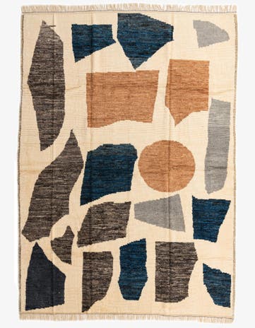 10' 2 x 14' 2 Hand Knotted Moroccan Wool Rug