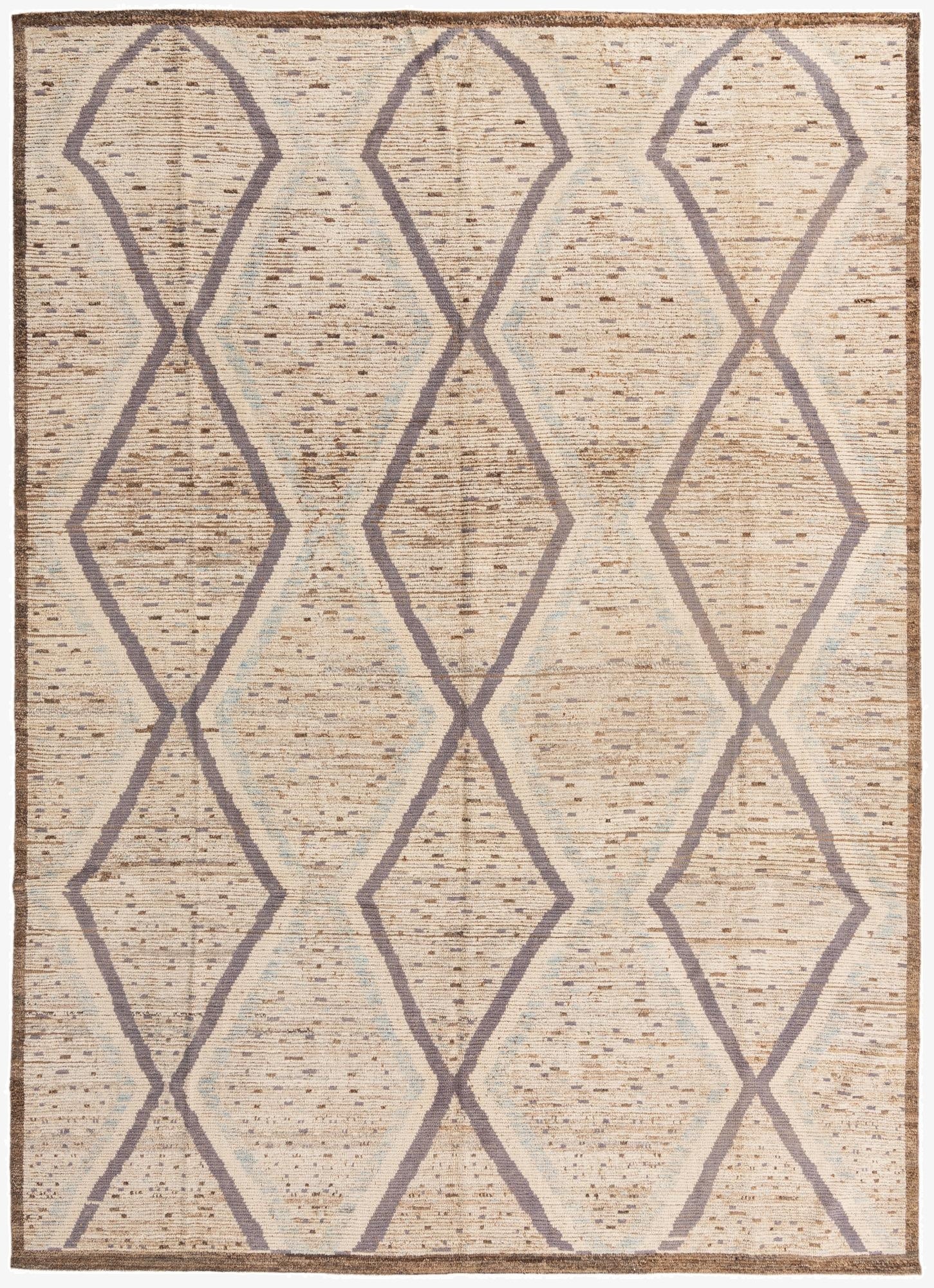 Primary image 8' 10 x 12' 3  Hand Knotted Moroccan Wool Rug
