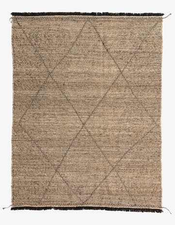 5' 11 x 7' 7 Hand Knotted Moroccan Wool Rug