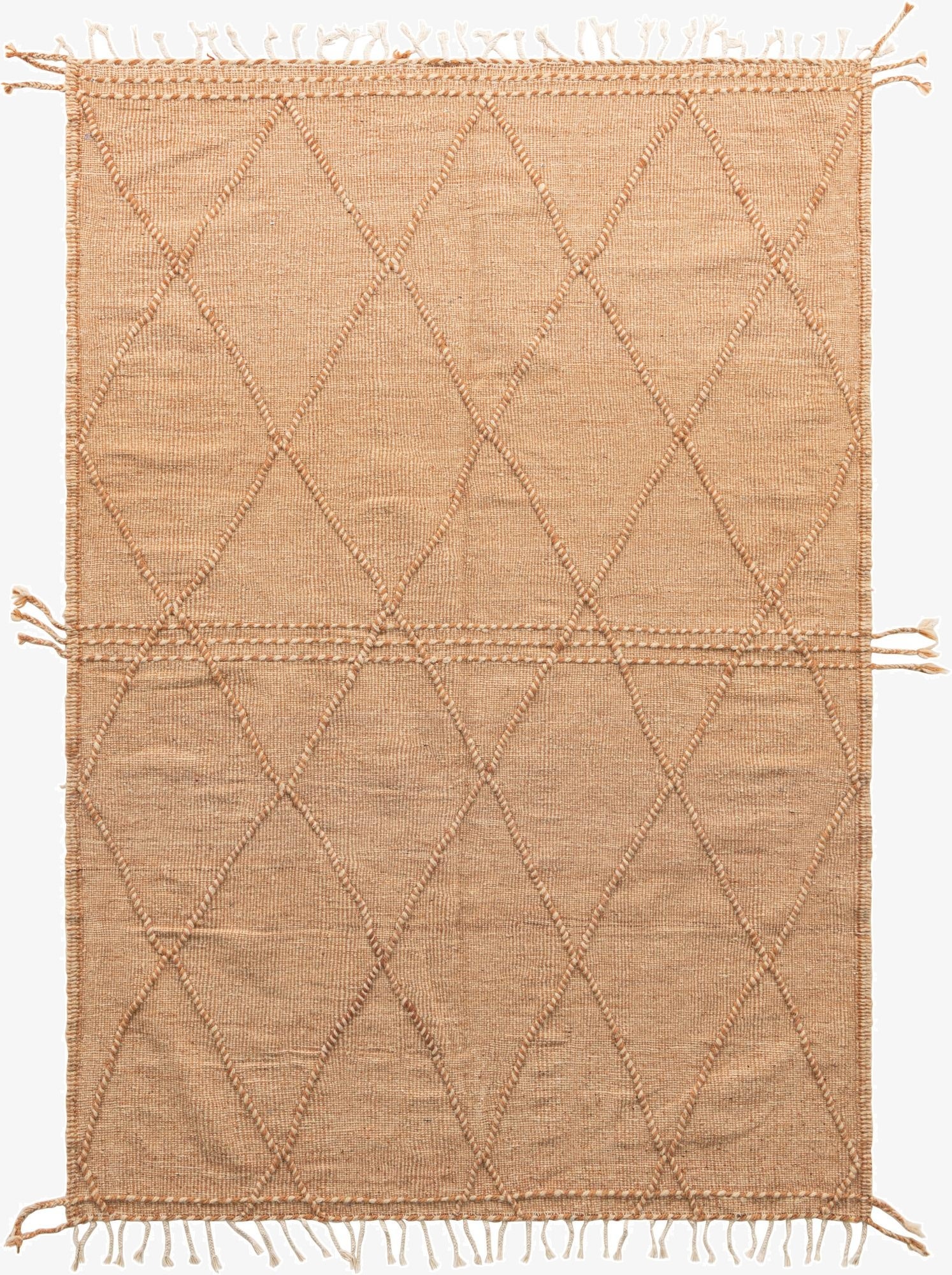 6' 5 x 10'  Hand Knotted Moroccan Wool Rug