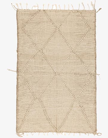 6' 3 x 9' 4 Hand Knotted Moroccan Wool Rug