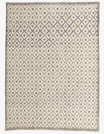 8' x 10' 8 Hand Knotted Moroccan Wool Rug