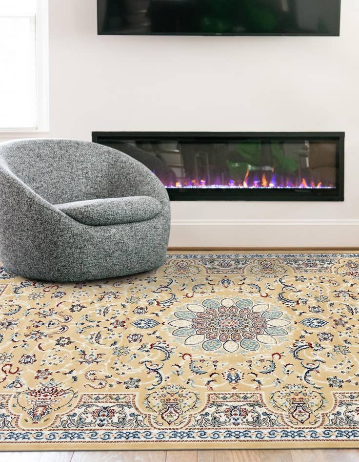 Detail image of 3' x 5' Nain Design Rug