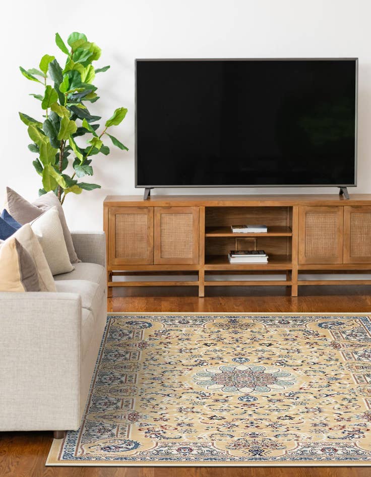 Detail image of 3' x 5' Nain Design Rug